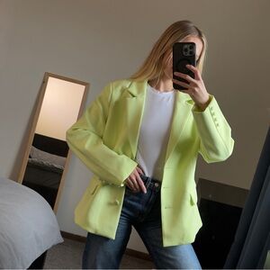 NWT AKIRA Lime Light Green Women's Blazer Jacket, size: S